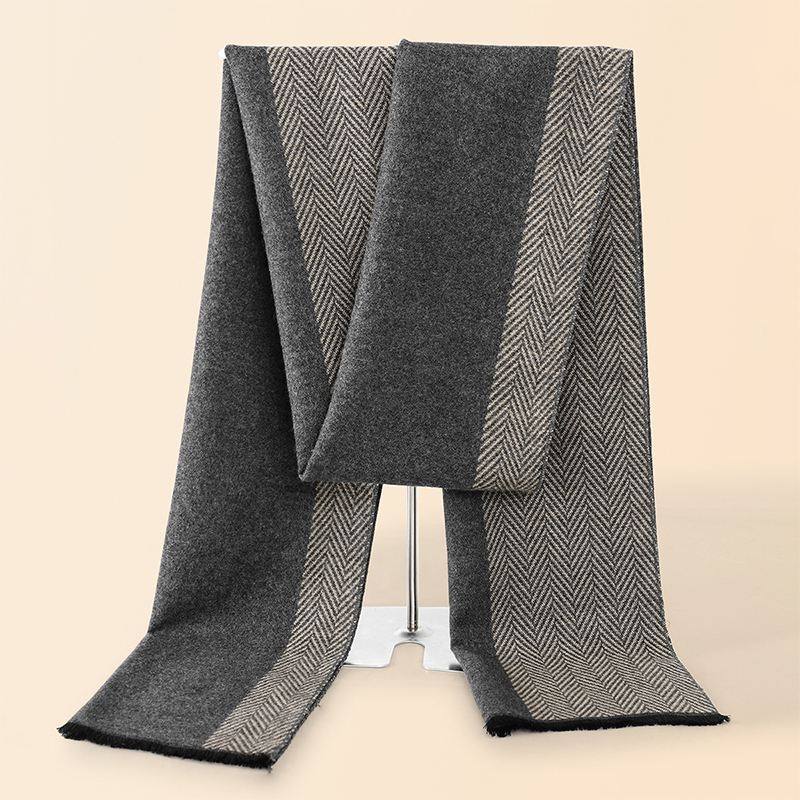 Muffler Men Wool - Bufanda de lujo para hombre, chal