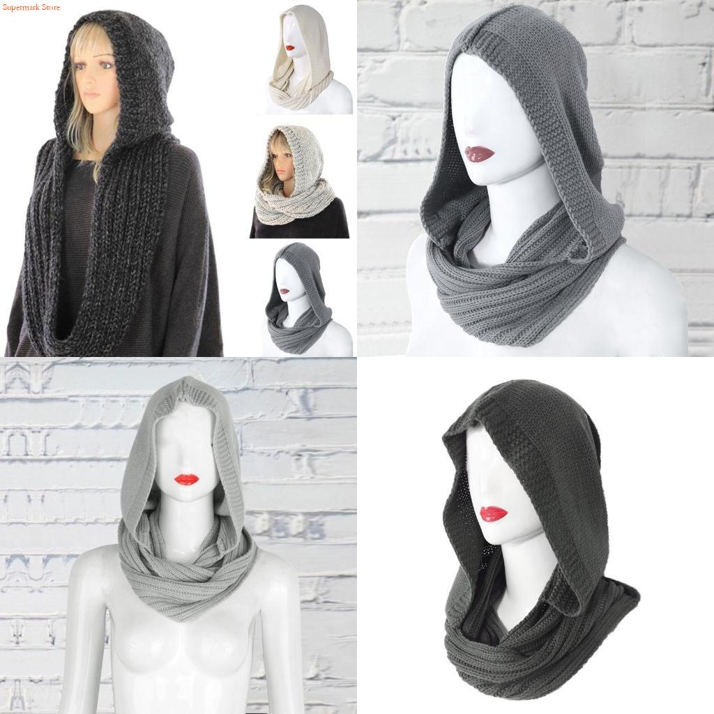 Q5WE Invierno Mujer Cable Grue - Infinity Scarf Knit reseña y precio